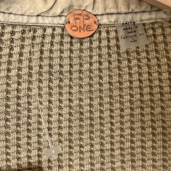 Free People Logan Jacket Green Tea Leaves XS NWT - Picture 6 of 10